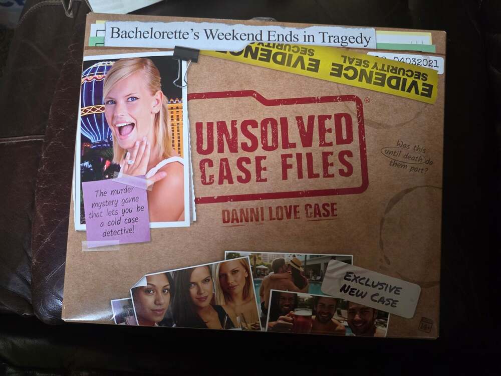 Unsolved Case Files Danni Love Murder Mystery Game